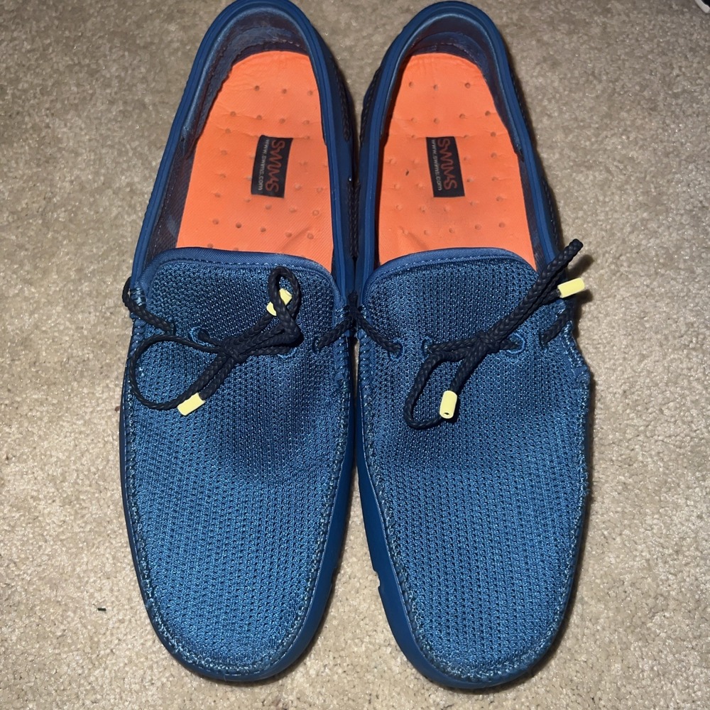 SWIMS Men's Braided Lace Shoes/Loafers, Size 10 US
